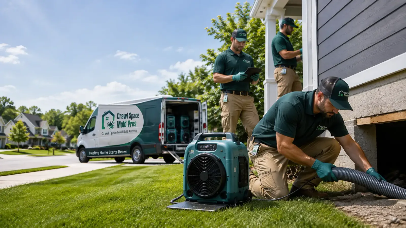 Crawl Space Mold Removal in Laurel, IA